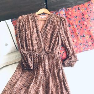 Boden MIDI Silk/Cotton Dress